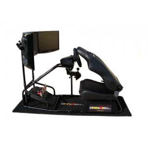 Aventador Home Racing Simulator with three Monitors Bracket