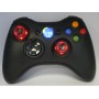 Black Lighted  Guide and Thumbstick Modded Controlle  w/Rapid Fire