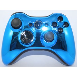 Blue and Black Chrome  Modded Controlle  w/Rapid 11 mods