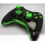 Black and Green  Chrome  Modded Controlle  w/Rapid 11 mods